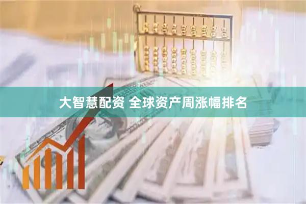 大智慧配资 全球资产周涨幅排名