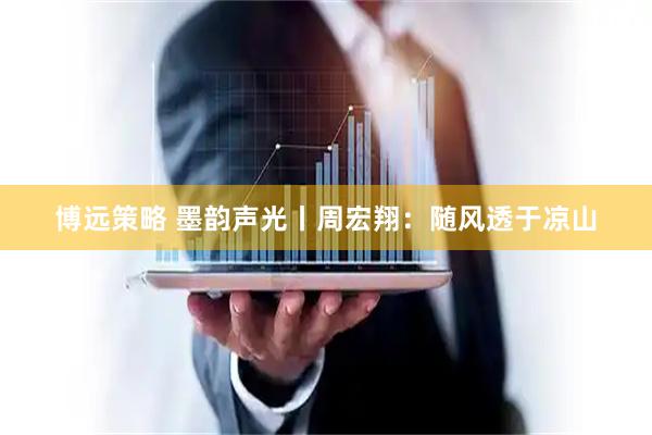 博远策略 墨韵声光丨周宏翔：随风透于凉山